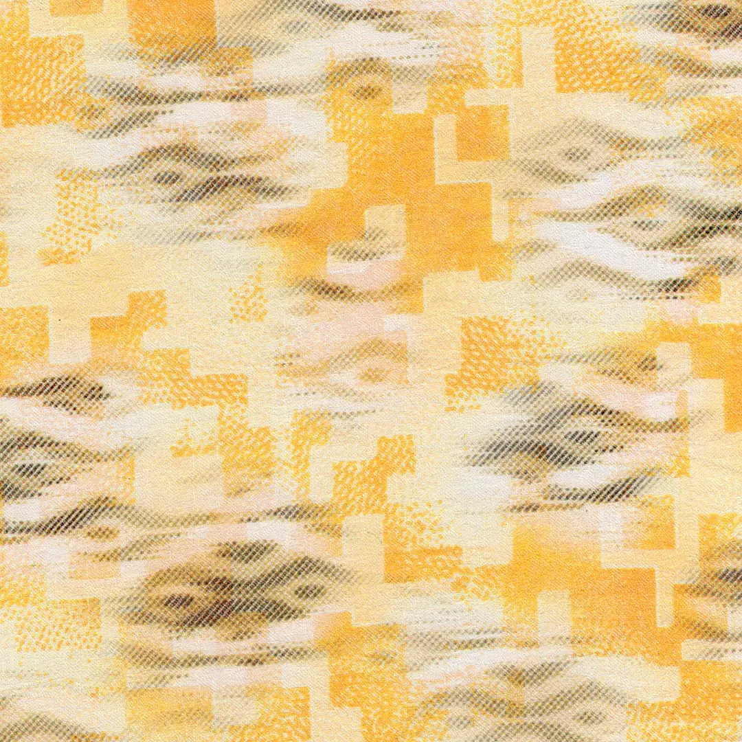 Yellow Ikat
